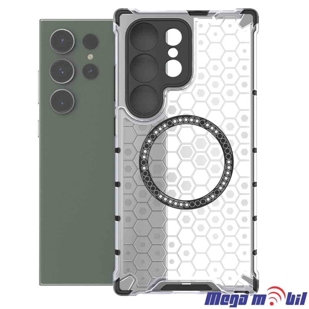 Futrola Samsung S24 Ultra Hexagon transparent